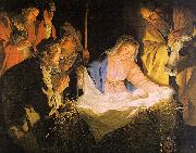 Gerrit van Honthorst Adoration of the Shepherds Spain oil painting artist